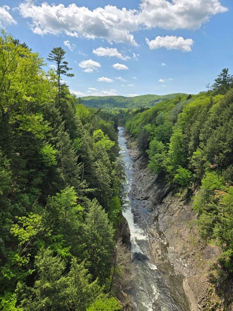 Vermont’s Deepest Gorge Drops To The Ottauquechee River