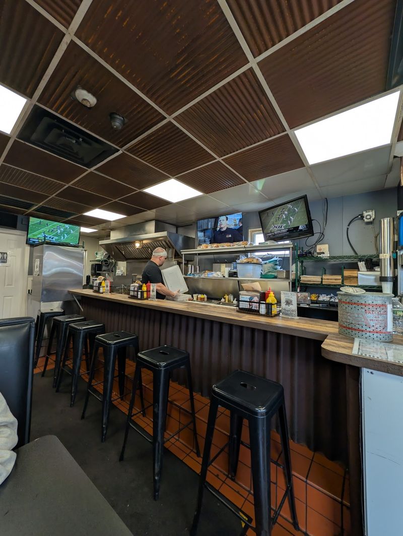 Counter Seating And The Steam Cabinets In Action