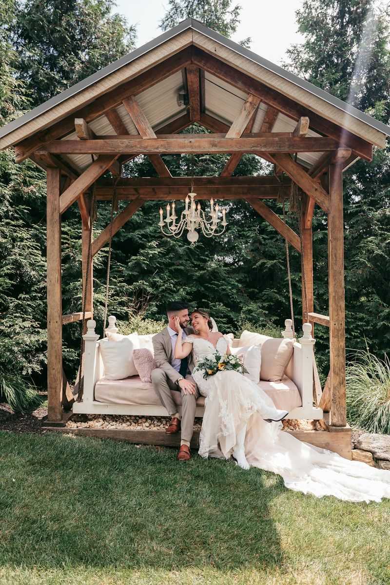 Secret Garden Corners, Swings, and a Waterfall