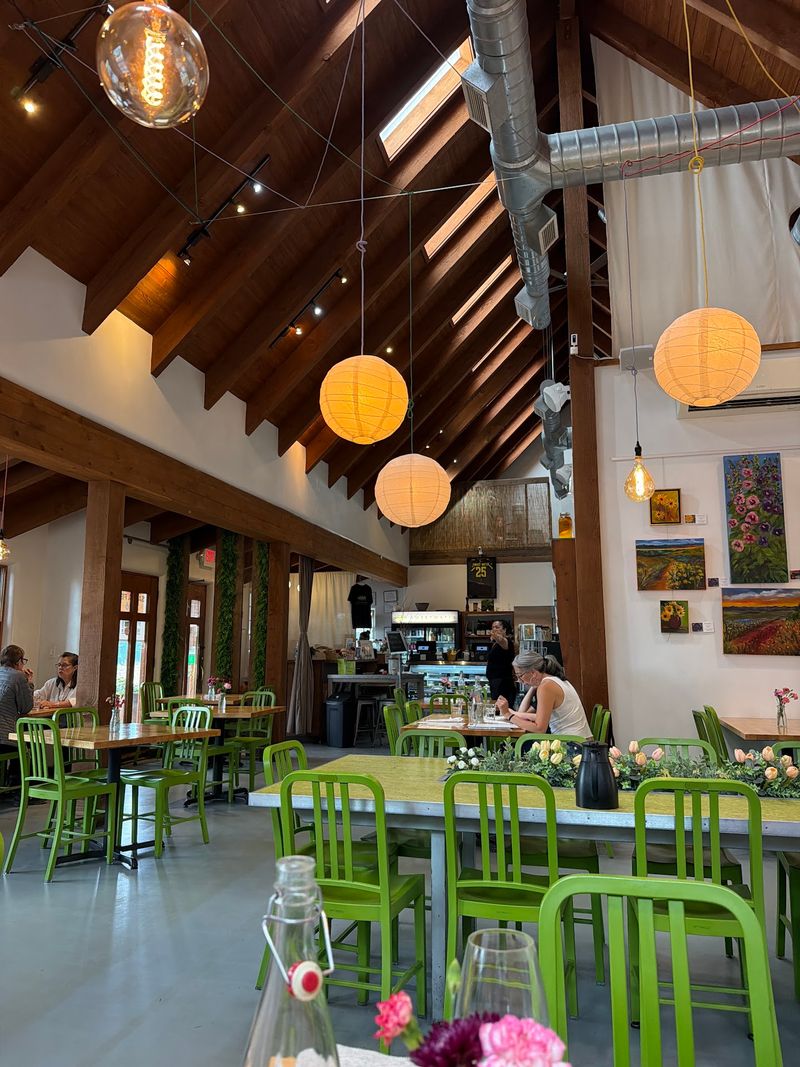 Natural Light And Local Art Make Lingering Way Too Easy