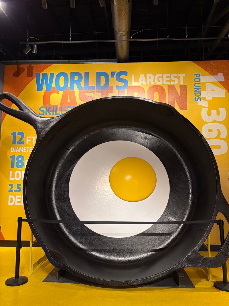 Yes, That Skillet Could Fry 650 Eggs