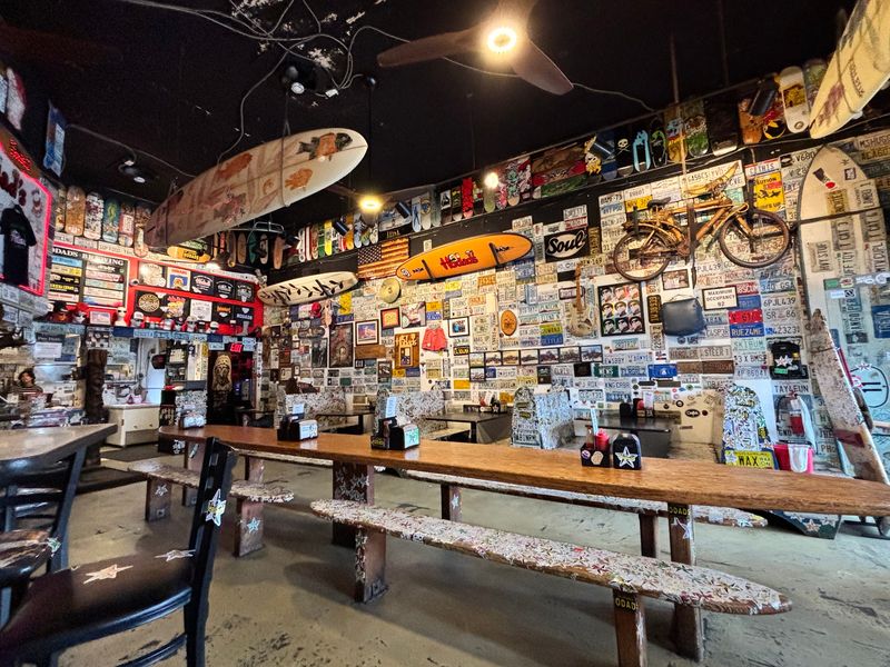Walls Covered in License Plates