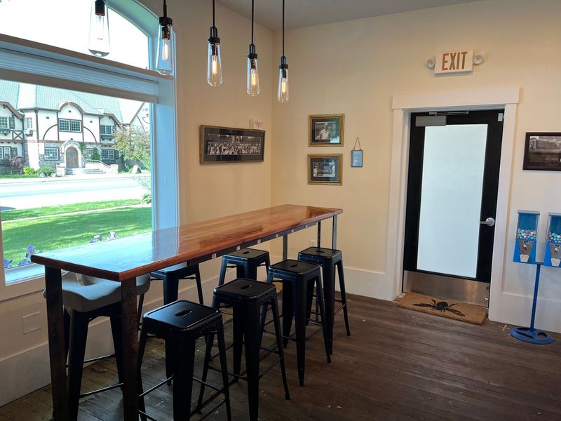 An Old House Gives The Coffee Stop Its Setting