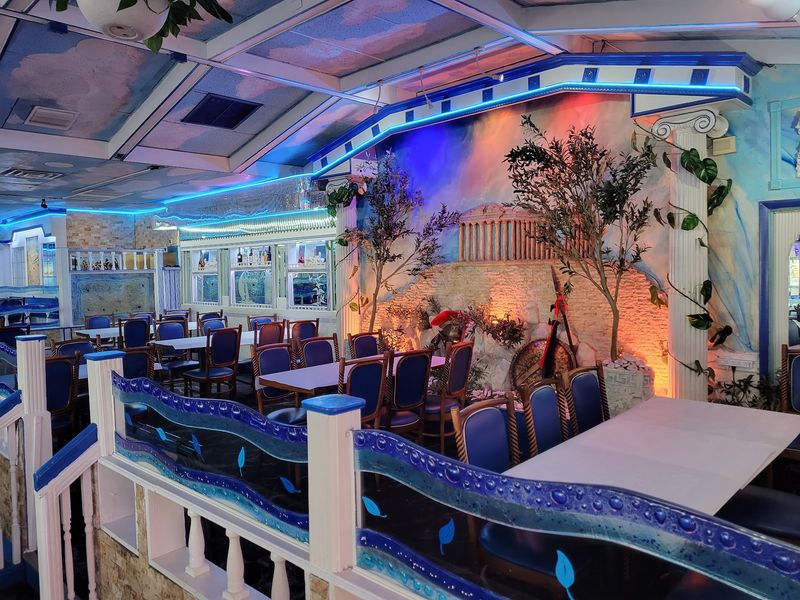 Murals, Tile Floors, and All That Blue