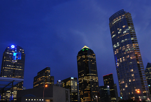 Downtown Dallas Skyline at Dusk