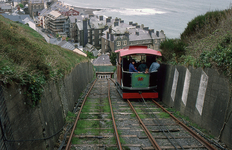Aberystwyth Funicular railway. (Photo: SteveinLeighton via Flickr)
