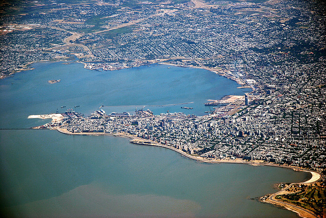 An aerial view of Montevideo, Uruguay. (Photo: M. Hintsa via  Flickr)