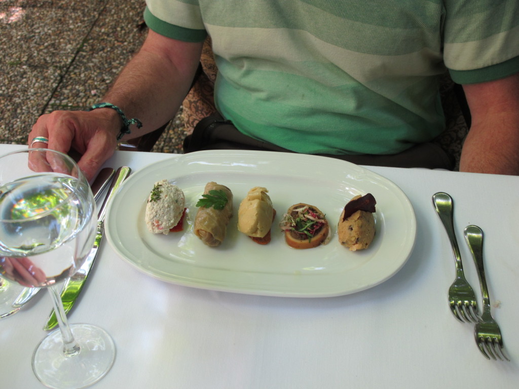 Appetizers plate at Asitane. (Photo: Bill Strubbe)