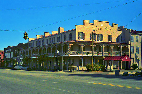 The historic St. James Hotel in downtown Selma (Photo: Steven Martin via Flickr)