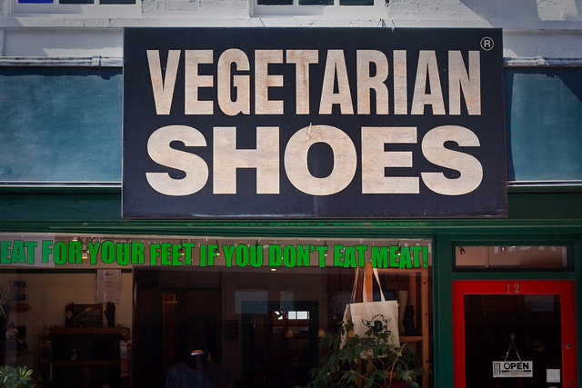 Vegetarian Shoes (Photo: Garry Knight via Flickr)