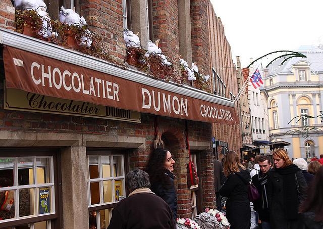 Dumon Chocolate in Bruges (Image from Russell Trow on Flickr)