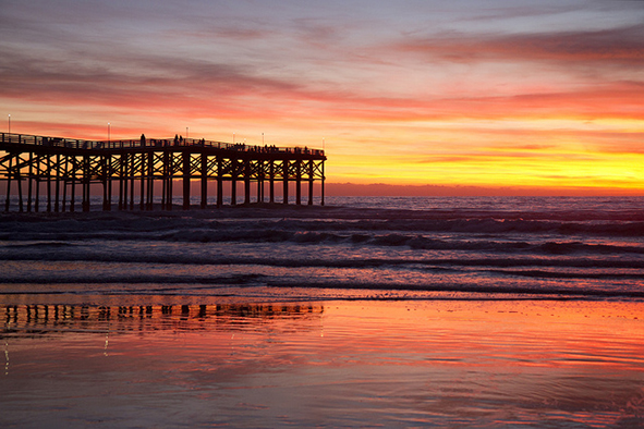 Pacific Beach Sunset (Photo Nathan Rupert via Flickr)