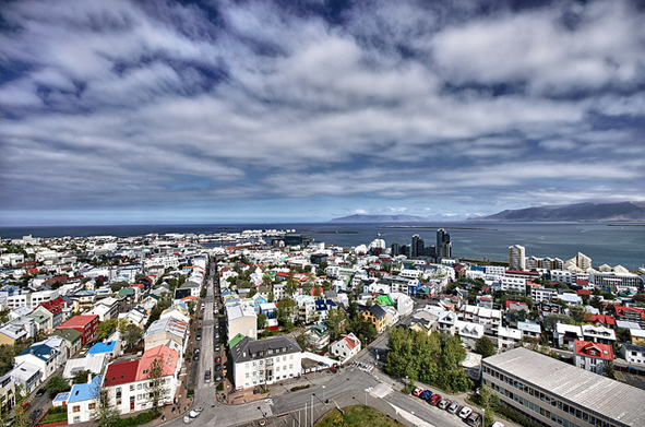 A colourful view across Reykjavik Photo: Daniel via Flickr