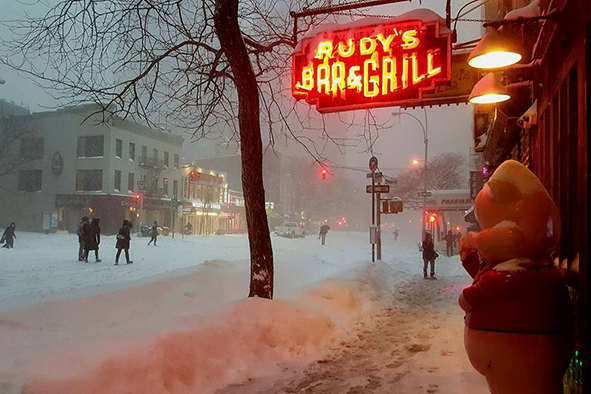 Rudy's in winter (Photo: Rudy's Bar & Grill)