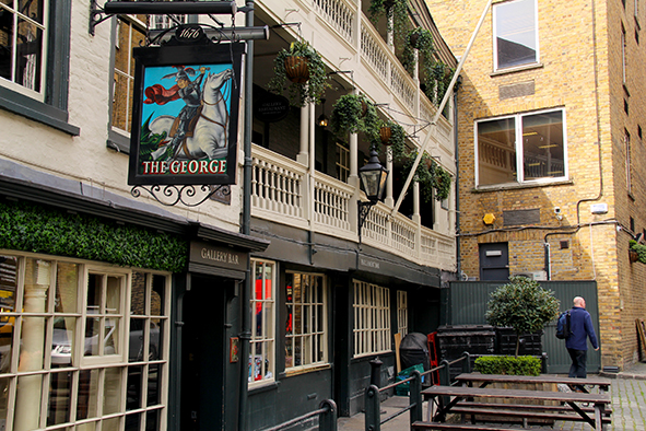 The George in its courtyard (Photo: Paul Stafford)