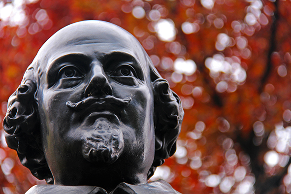 A bust of Shakespeare (Photo: Paul Stafford)
