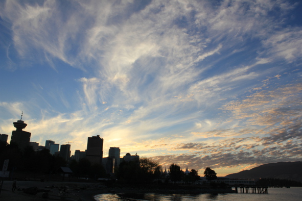 The Vancouver skyline at sunset. (Photo: Jeff Rindskopf)