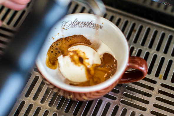Dolcezza's hand-crafted gelato + Stumptown espresso = affogato heaven (Photo: Farrah Skeiky)