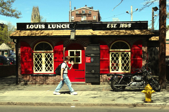 Louis’ Lunches is a quaint little joint that has been in operation for more than 100 years (Photo: Adam Jones via Flickr)
