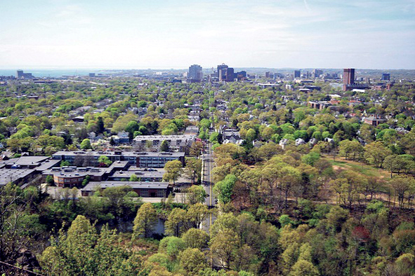 A view of New Haven, nicknamed “The Elm City” (Photo: Jack Says Relax via Flickr)