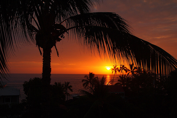 Sunset Silhouettes in Kona (Photo: Ioreth_ni_Balor via Flickr)