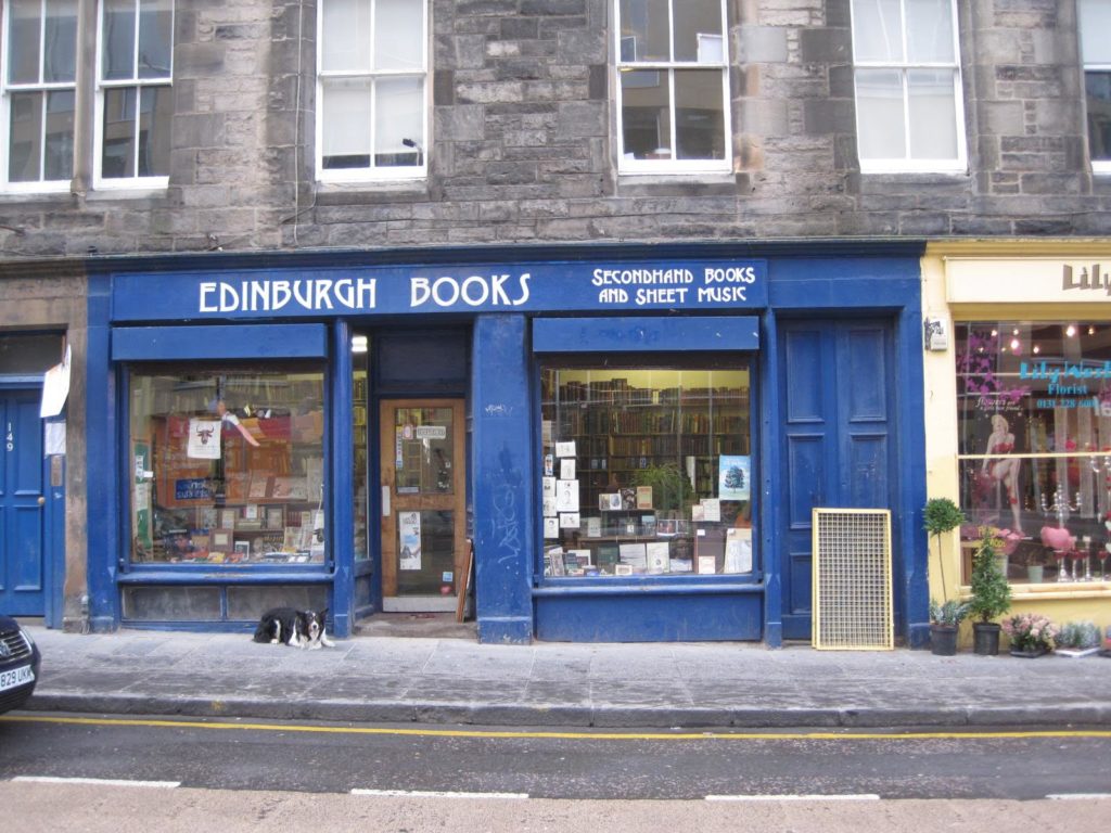 Outside Edinburgh Books (Photo: Via Edinburgh Books)