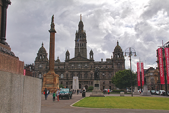 Glasgow City Chambers on George Square in Central Glasgow (Photo: Paul Stafford)