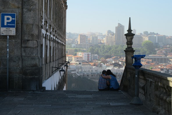 Looking out over Porto from Sé do Porto Square (Photo: Mike Dunphy)