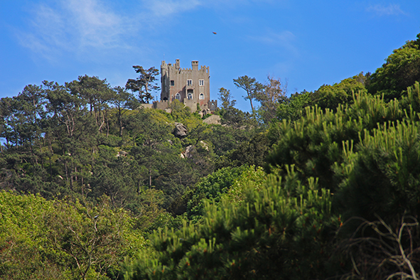 Private Home seen from the lower ramparts of the Moorish Castle, Sintra (Photo: Paul Stafford)