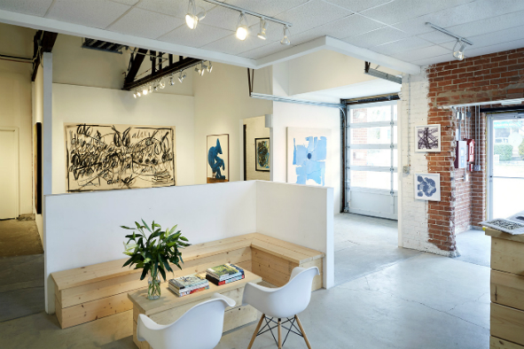 Inside OneWay’s cozy gallery space (Photo: OneWay Gallery)