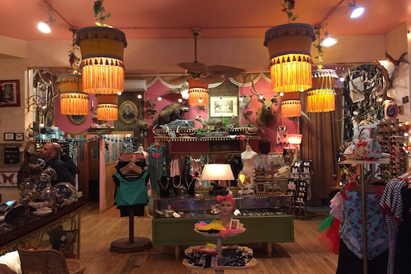 The funky interior of Kitsch 'n Swell, photo by Tracy Kaler