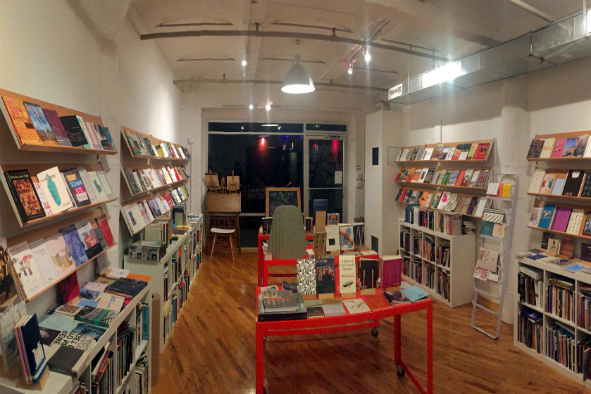 Berl's hosts a collection of rare poetry finds (Photo: Berl's Brooklyn Poetry Shop) 