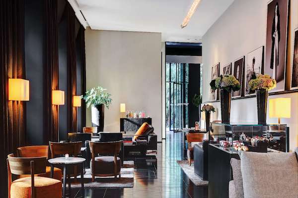 The well-curated interior of Bulgari Hotel Milano, photo courtesy of the hotel