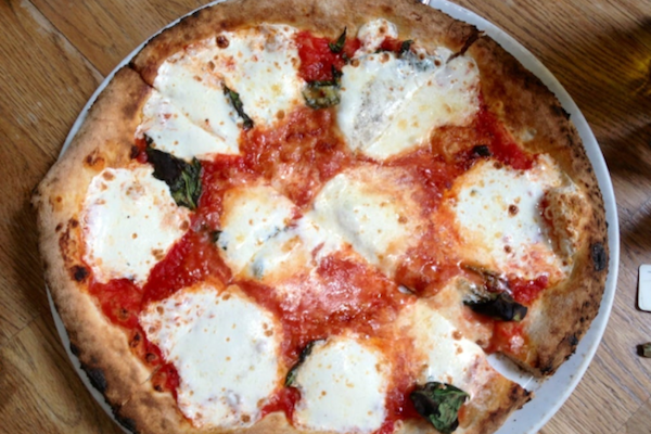The Margherita pizza at Trattoria Zero Otto Nove is one of the best in the Bronx. (Photo by Jenn R via Yelp)
