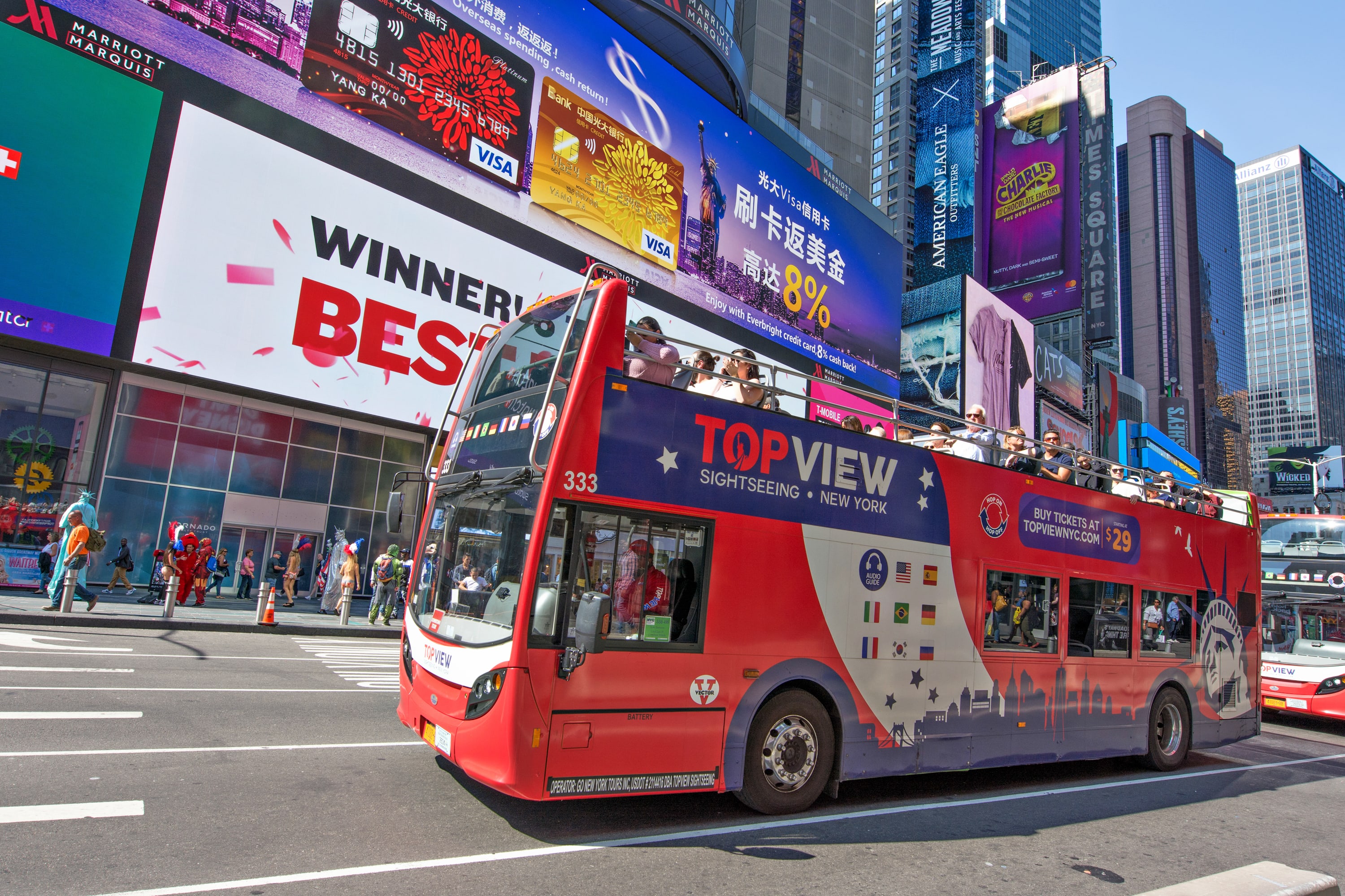 sightseeing bus tours new york