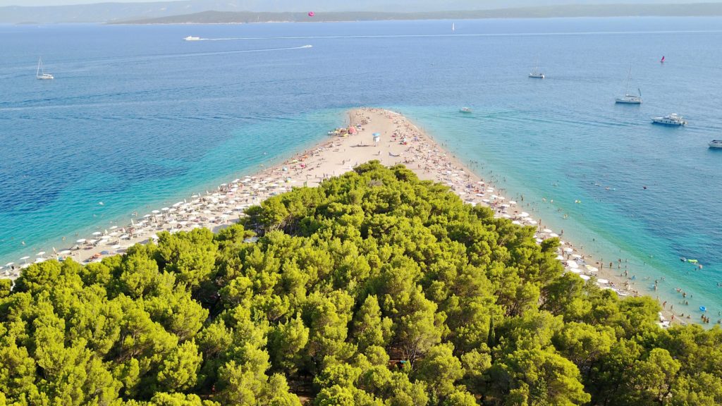 zlatni rat beach, bol, things to do in brac