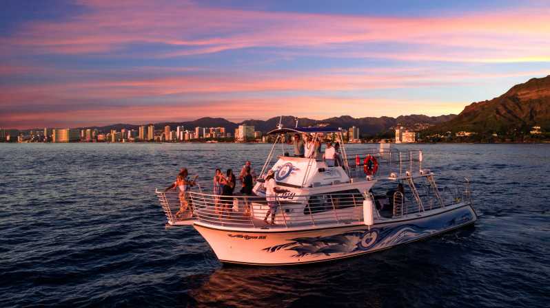 sunset catamaran cruise honolulu