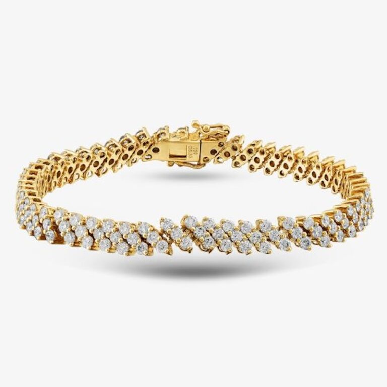Travel in Style: 5 Unique Diamond Tennis Bracelets, with 3 or 5 carat