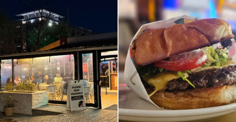 A Texas Restaurant Serves A BLT Sandwich That Barely Fits On The Plate