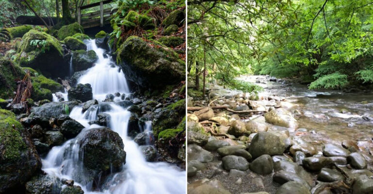 This 1.5-Mile California Hike Hides Some Of The Most Beautiful Waterfalls In The State