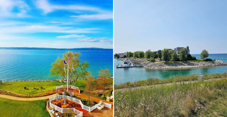 This Charming Michigan Town By A Beautiful Lake Will Melt Your Stress Away