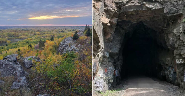 This Enchanting Minnesota Hike Ends At A Mysterious Abandoned Train Tunnel