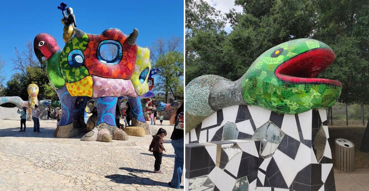 This Extraordinary Garden In California Turns Metal Art Into A