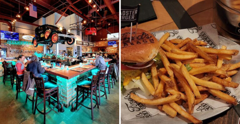 This Garage-Themed Ohio Restaurant Is A Must-Visit For Car Lovers