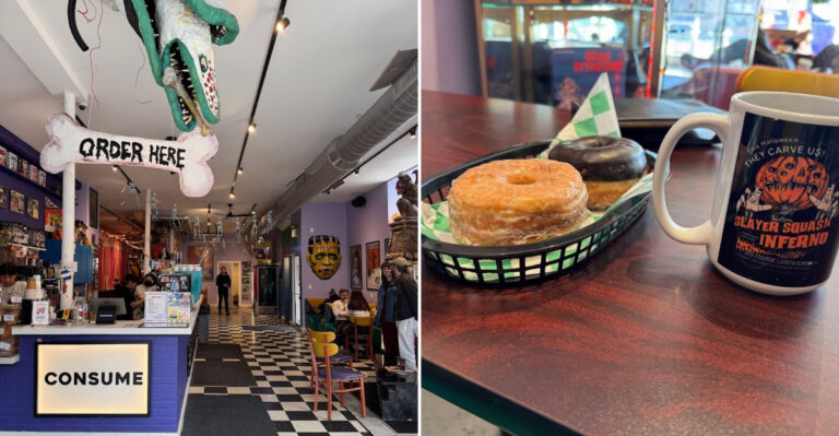 This Horror-Themed Cafe In Illinois Feels Like A Movie Set