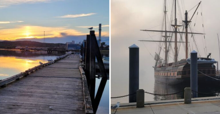 This Maine Harbor Holds Ghostly Secrets You Can Feel At Night