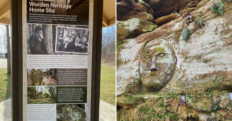 This Mysterious Ohio Trail Hides Sculptures That Seem Almost Alive
