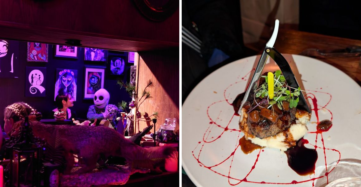 This New York Restaurant Brings Tim Burton Style To Life With A Gothic Twist