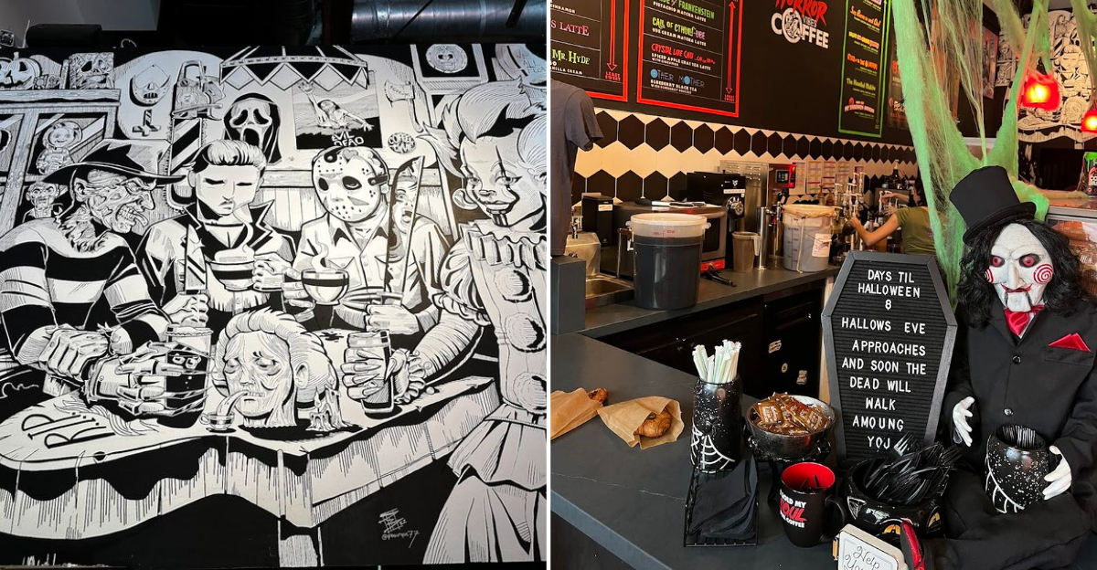 This Spooky Cafe In California Serves Scary Good Food And Coffee