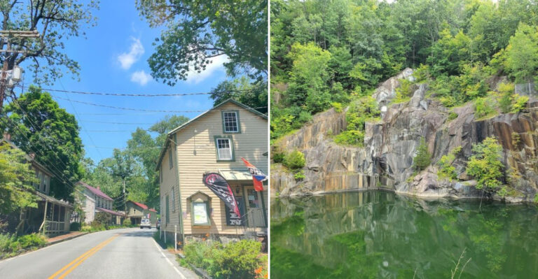 This Tiny Pennsylvania Village Looks Too Magical To Be Real With A Creekside Main Street And Storybook Woods